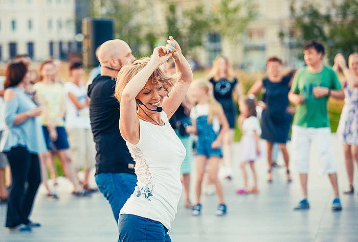 Открытые уроки по Modern Swing от школы танцев ЛисоБорье в Саду им. Баумана